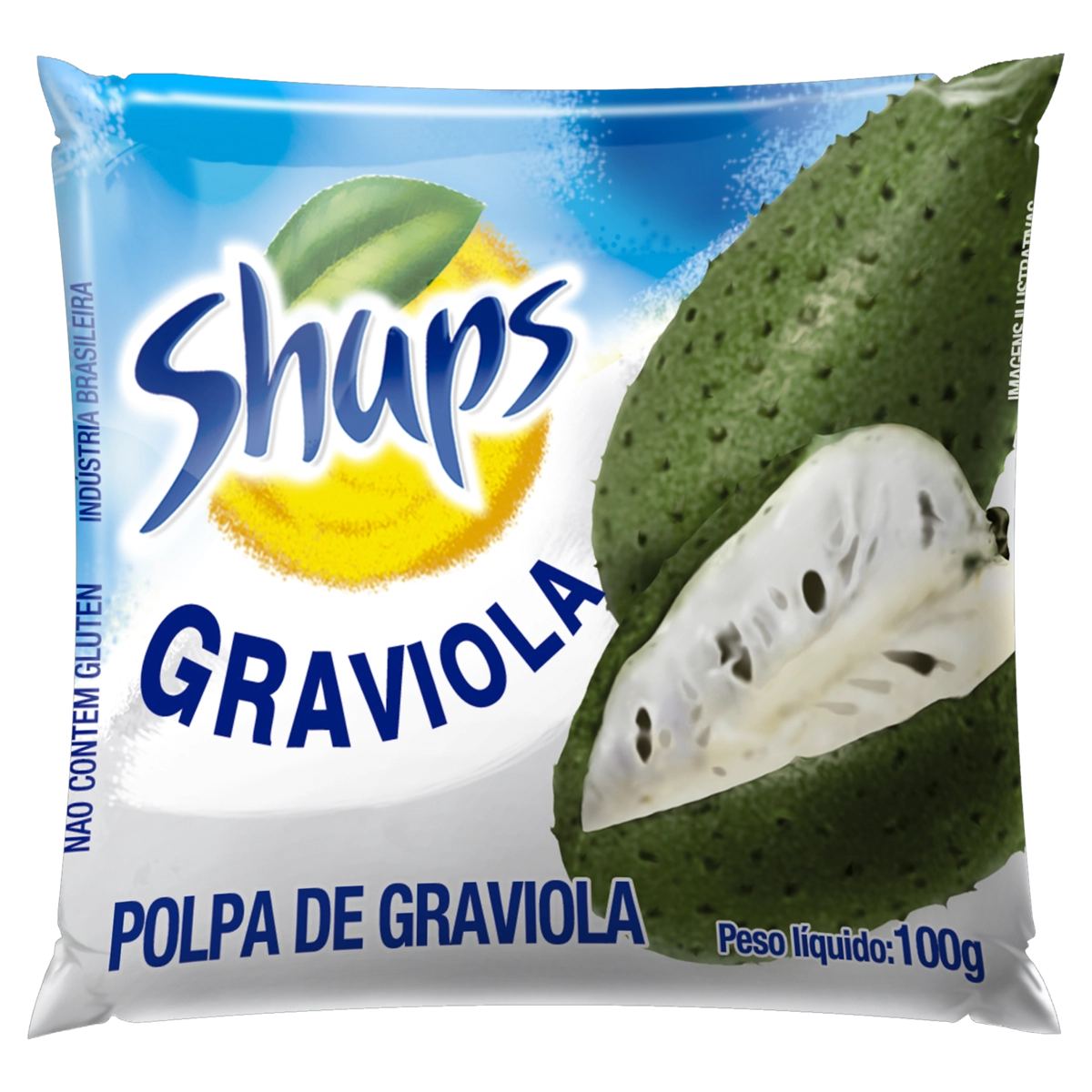 Polpa De Fruta Graviola Shups Pacote 100g