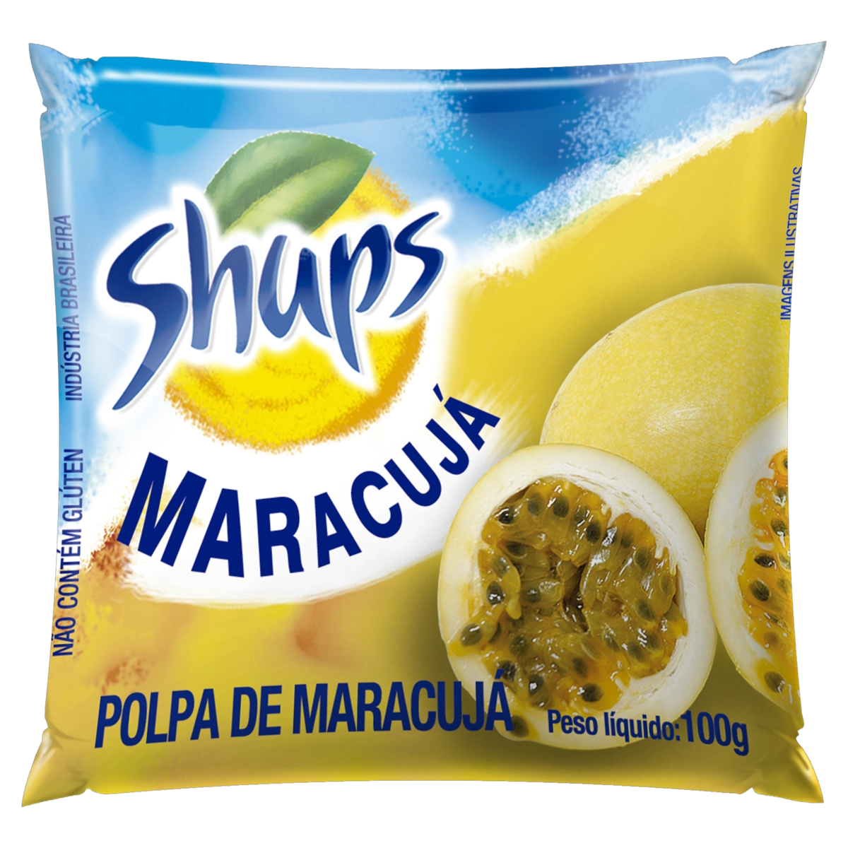 Polpa De Fruta Maracujá Shups Pacote 100g