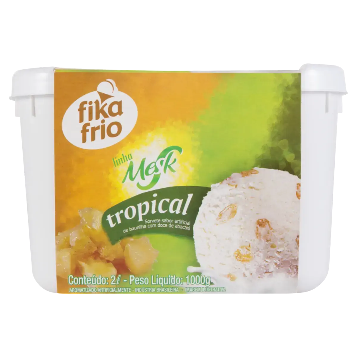 Sorvete Tropical Fika Frio Mesk Pote 2l