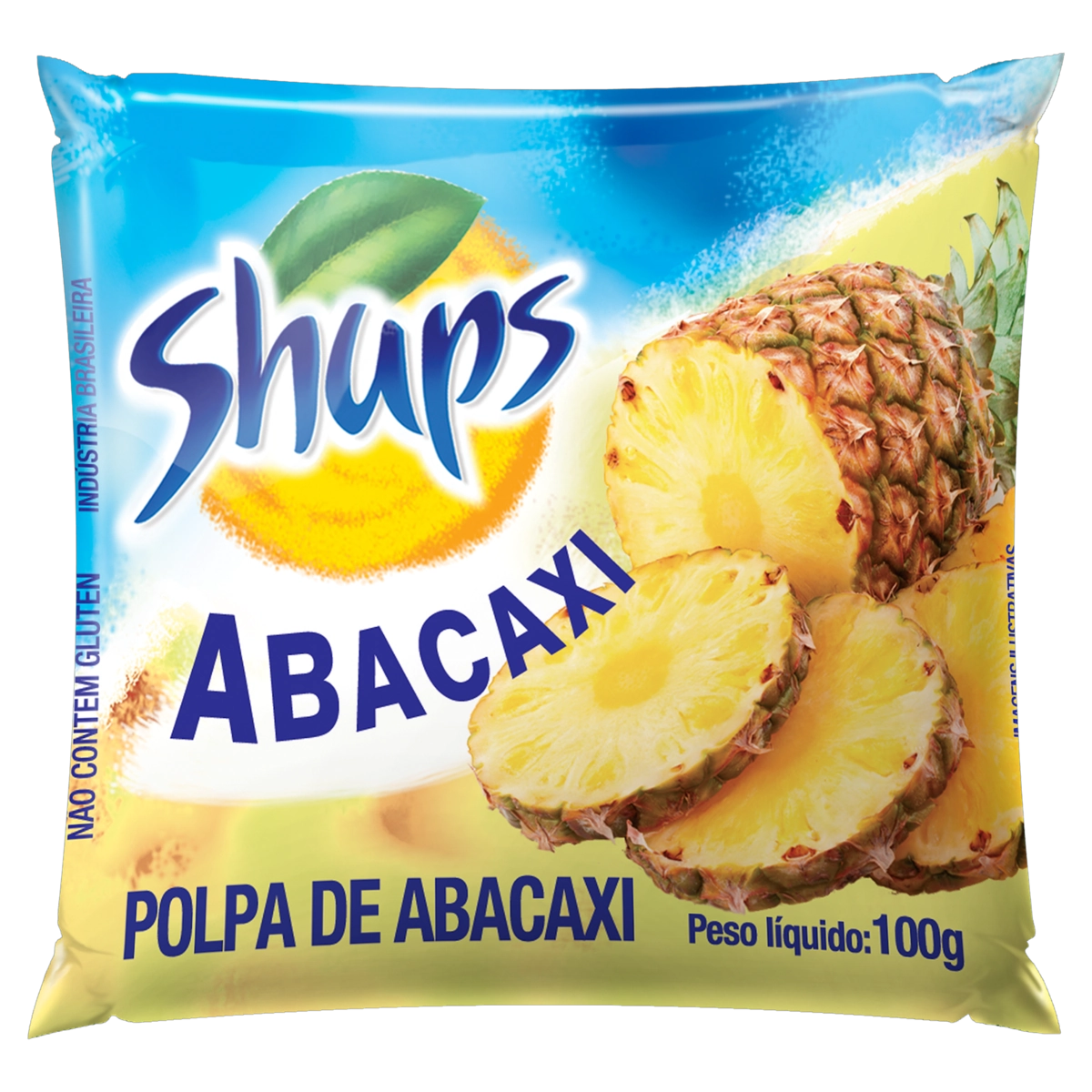 Polpa De Fruta Abacaxi Shups Pacote 100g