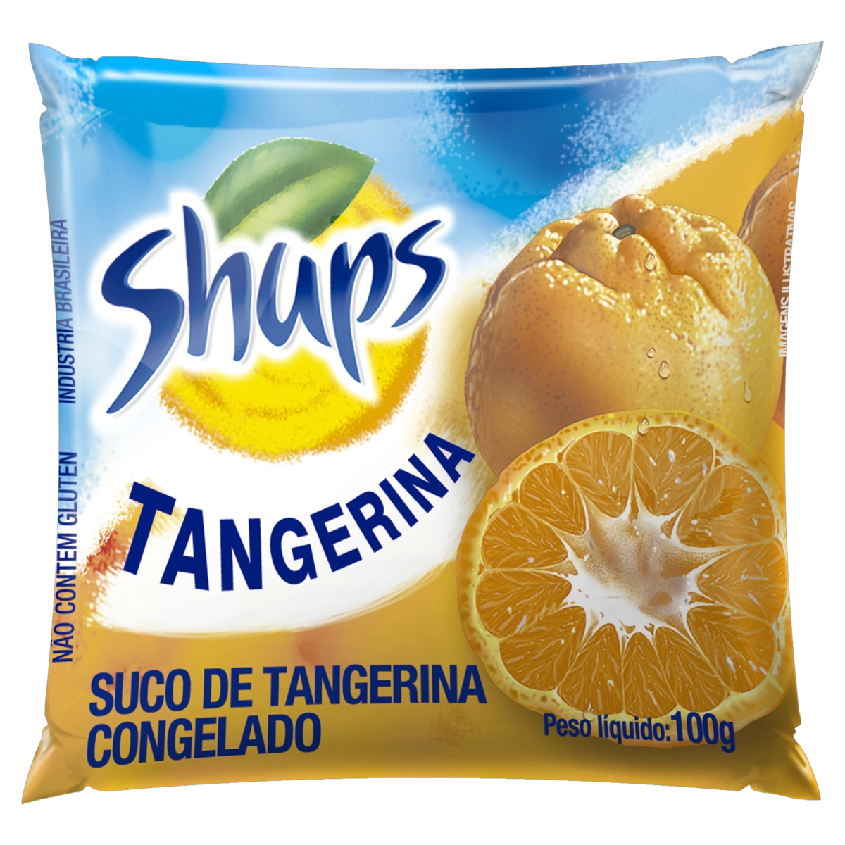 Polpa De Fruta Tangerina Shups Pacote 100g