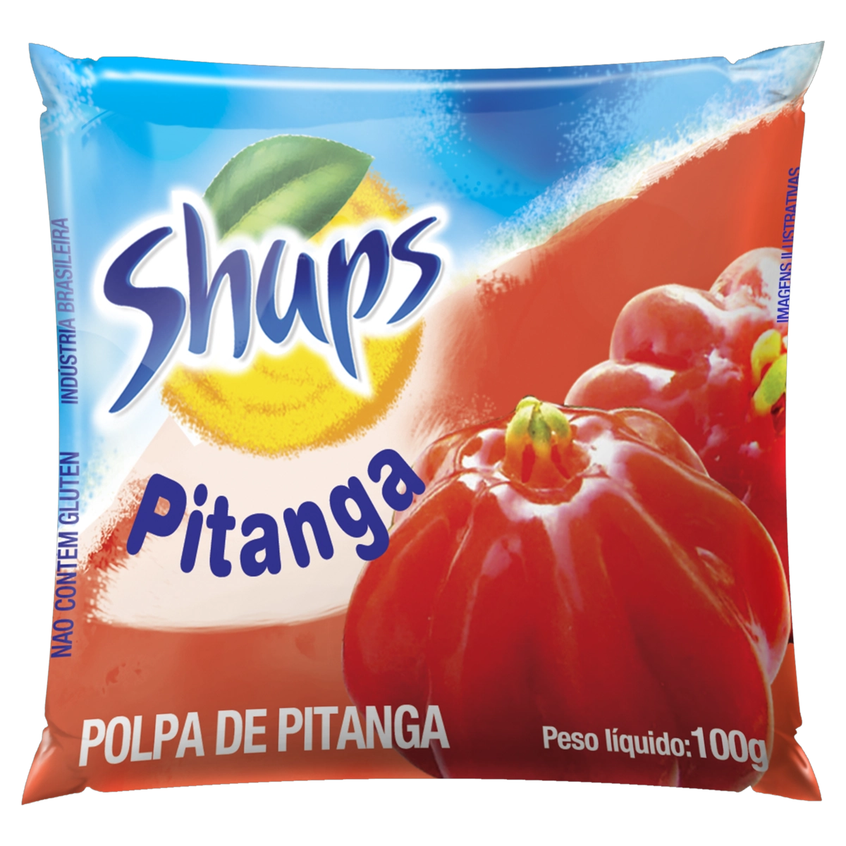 Polpa De Fruta Pitanga Shups Pacote 100g