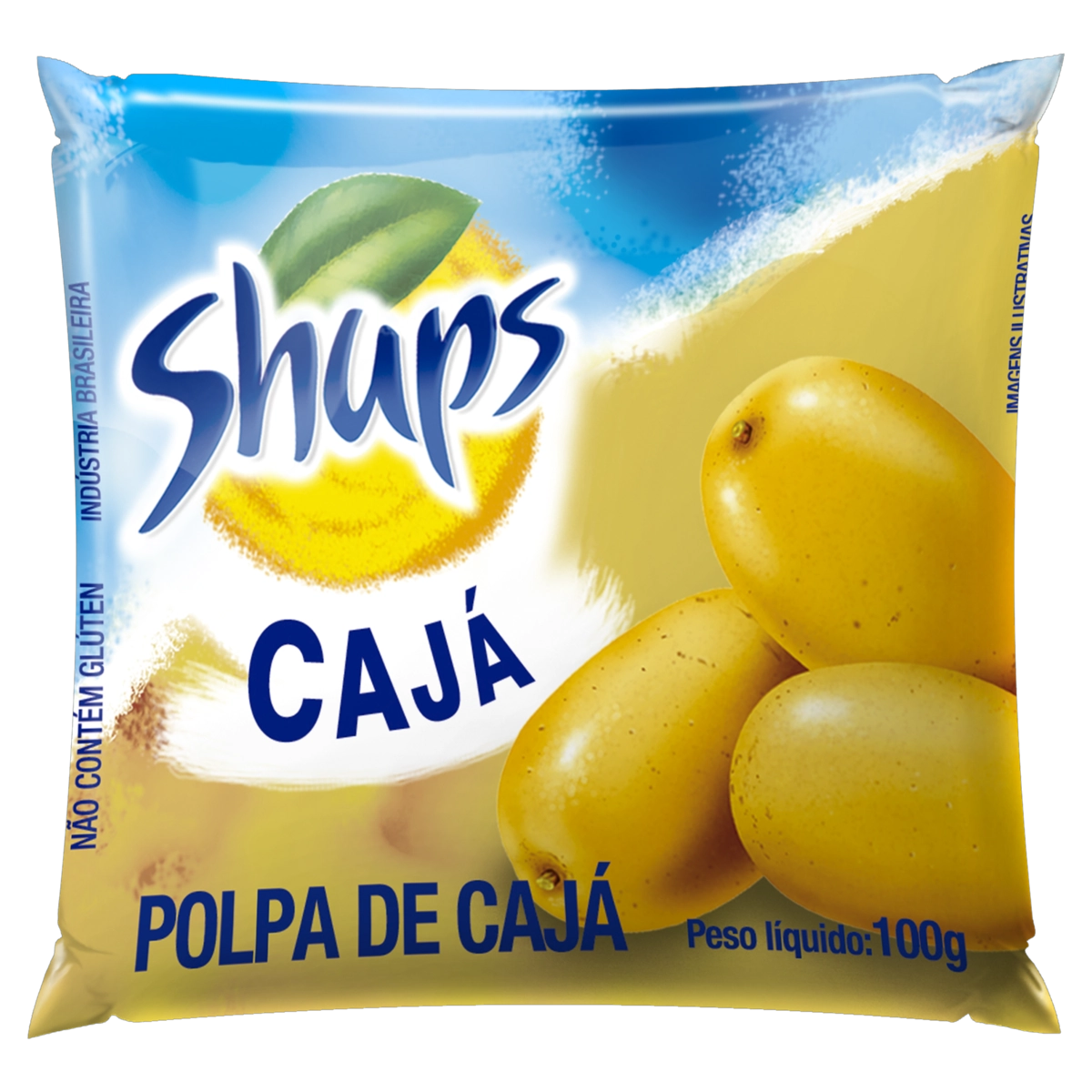 Polpa De Fruta Cajá Shups Pacote 100g