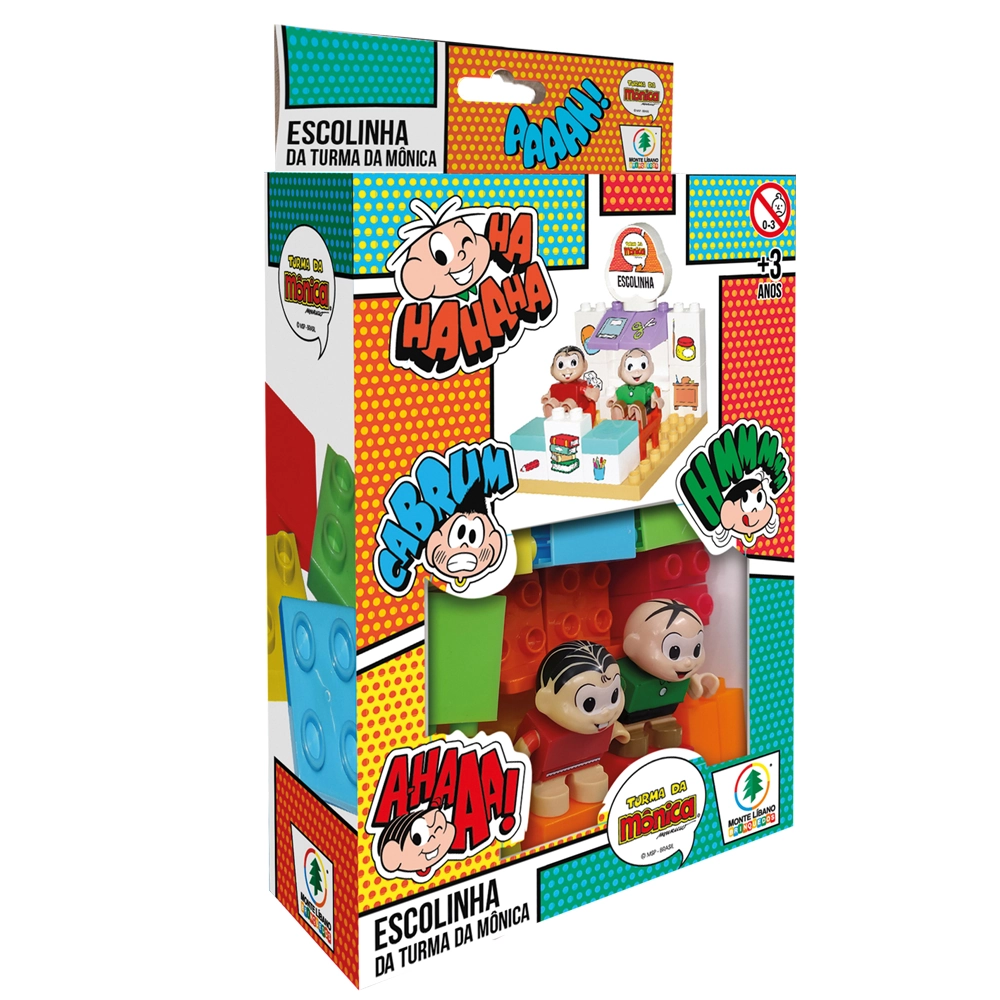 Blocos Montar Boneco Escolinha Turma Da Monica 0425 Monte Libano