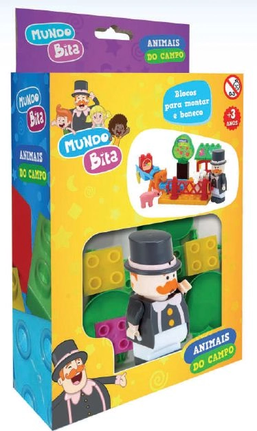 Blocos P/montar Bita Animais Ref.440 Monte Libano