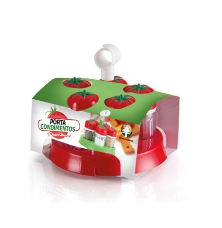 Porta/condimentos Napolitano Tomate 6pçs