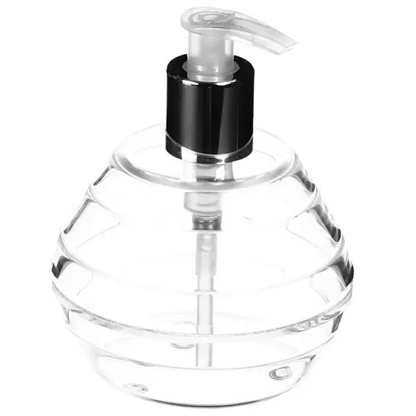 Porta Sabonete Líquido Plástico Incolor 350ml Clássica