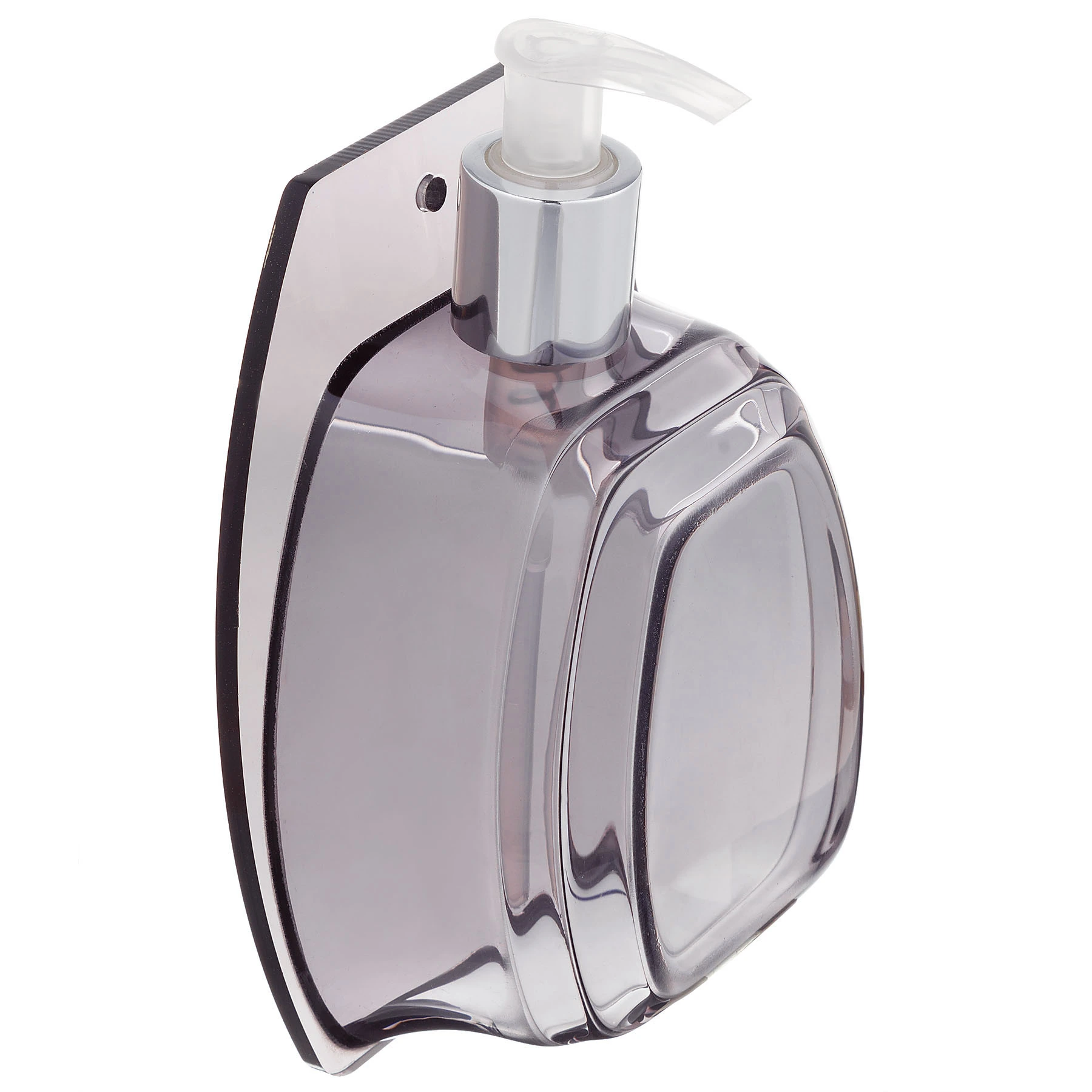 Porta Sabonete Líquido Plástico Fumê 350ml Clássica