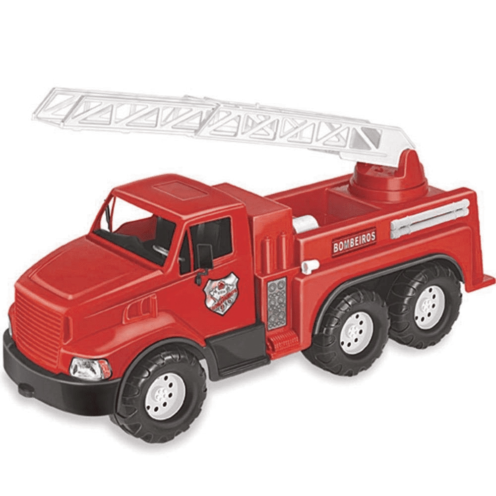 Caminhão Tilin Max Bombeiro Vermelho 72 Cm Ref 409