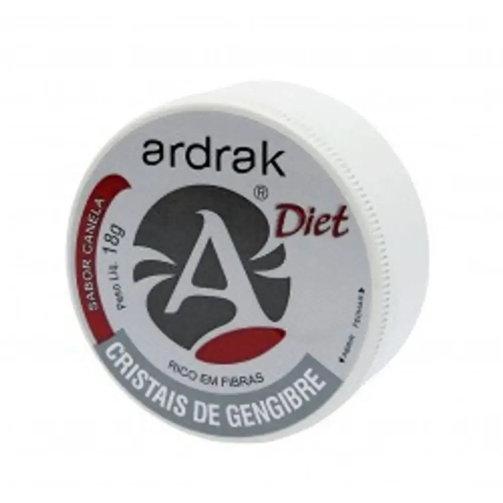 Ardrak Cristais De Gengibre Diet Canela 10g