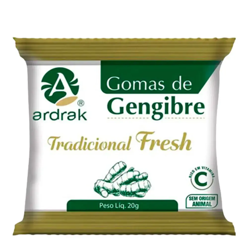Gomas De Gengibre Tradicional Fresh 20g Ardrak