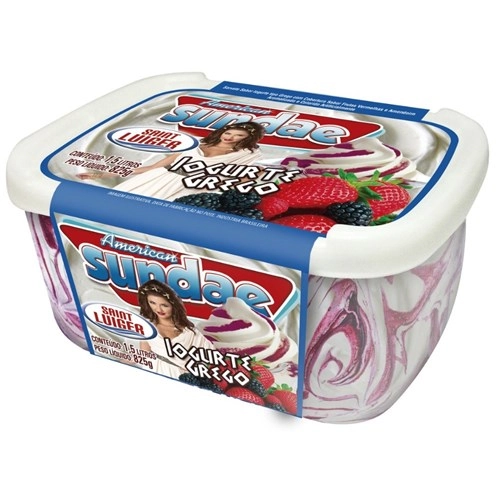 Sorvete St Luiger 1 5lt Sundae Morango