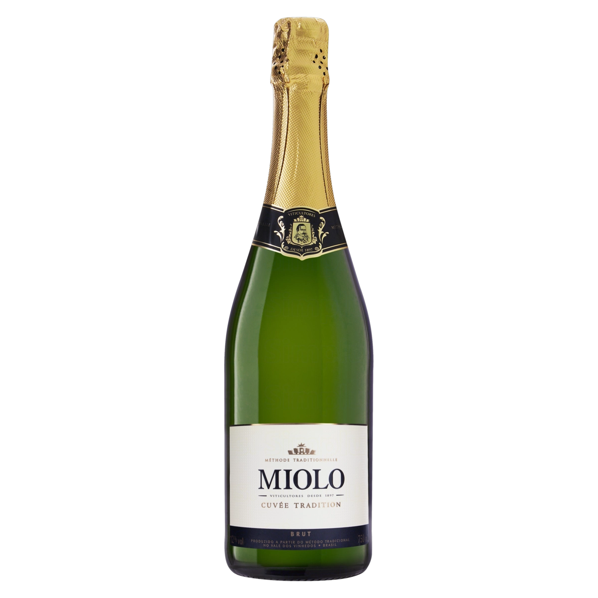 Espumante Brasileiro Branco Brut Cuvée Tradition Miolo Chardonnay Pinot Noir Vale Dos Vinhedos Garra