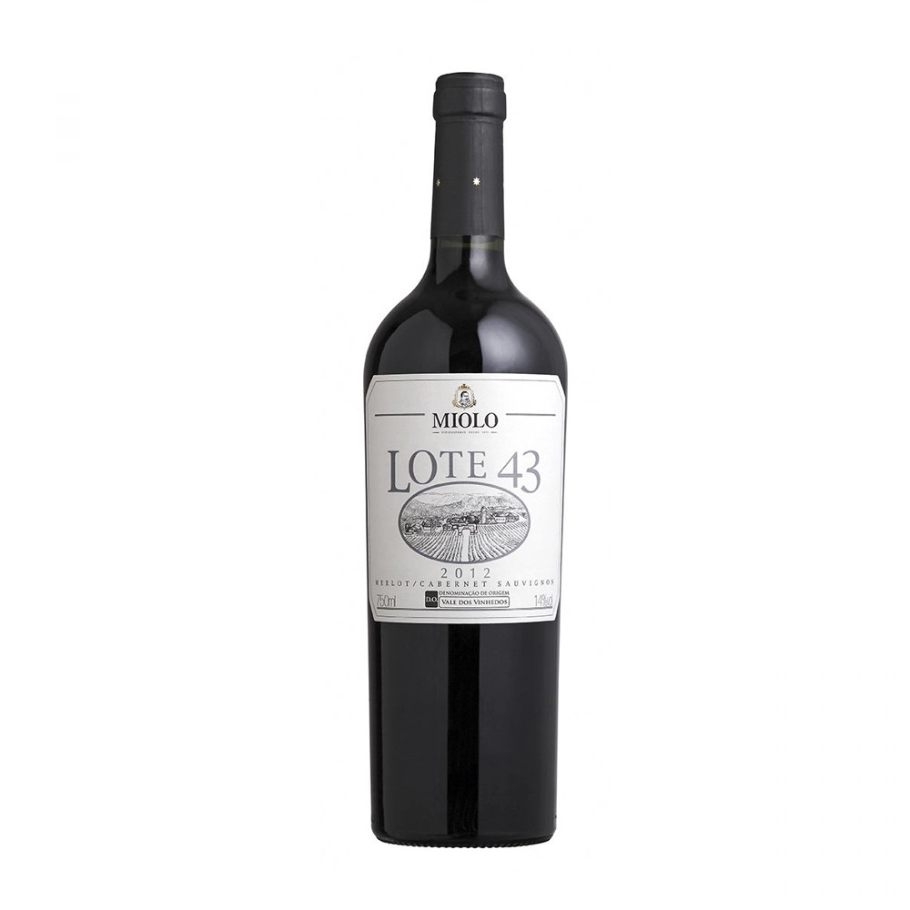 Vinho Brasileiro Tinto LOTE 43 Cabernet Sauvignon /Merlot 750ML