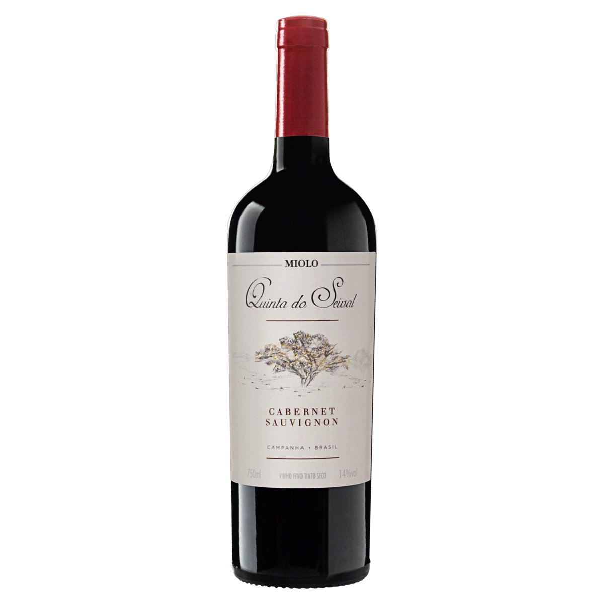Vinho Brasileiro Tinto MIOLO Quinta Do Seival Cabernet Sauvignon Garrafa 750ml