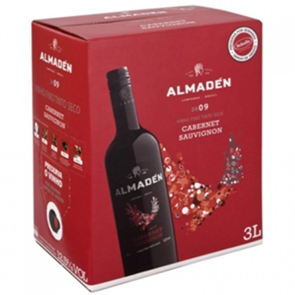 Vinho Almadén Cabernet Sauvignon Bag In Box 3 Litros