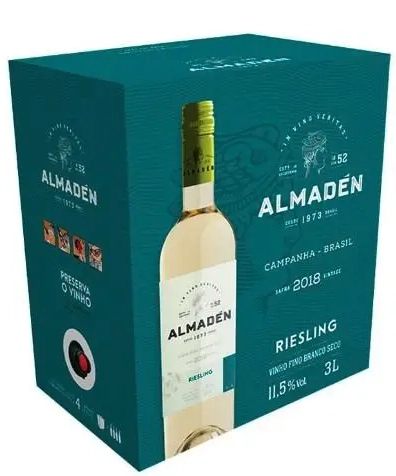 Vinho Almaden 3l Riesling Bib