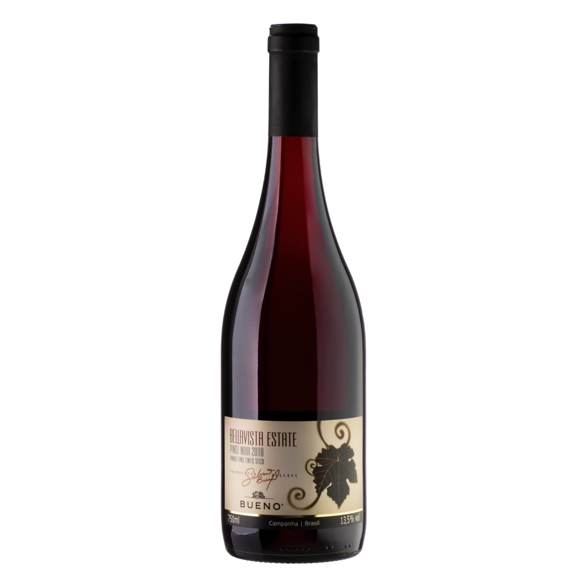 Vinho Brasileiro Tinto Seco Bueno Pinot Noir Campanha Garrafa 750ml