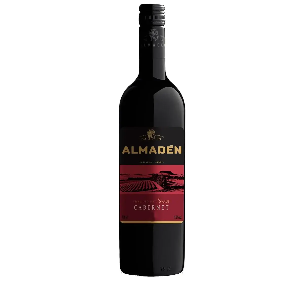 Vinho Brasileiro Tinto ALMADÉN Suave Cabernet Garrafa 750ml
