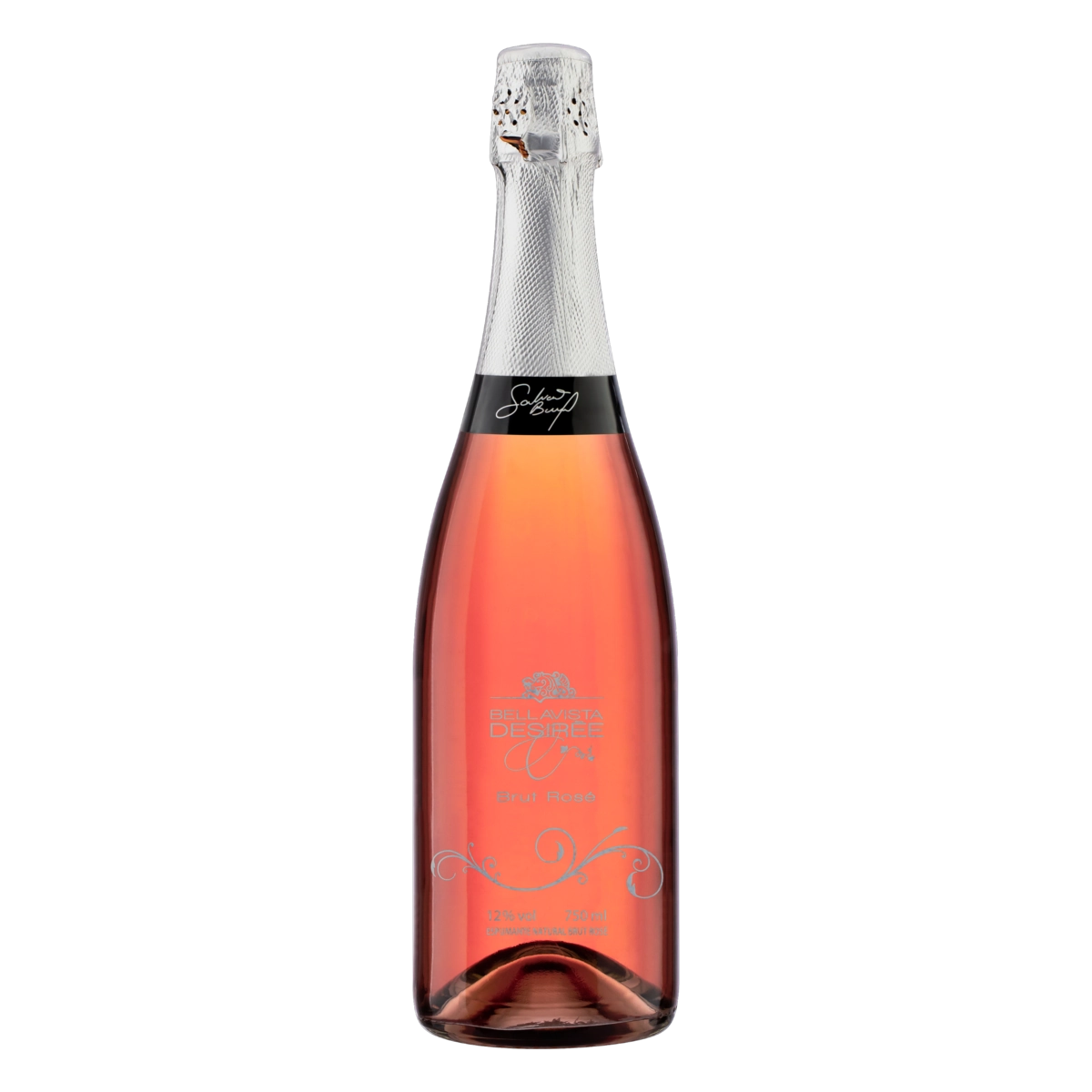 Espumante Brasileiro Rosé Brut Bueno Merlot Cabernet Sauvignon Petit Verdot Garrafa 750ml
