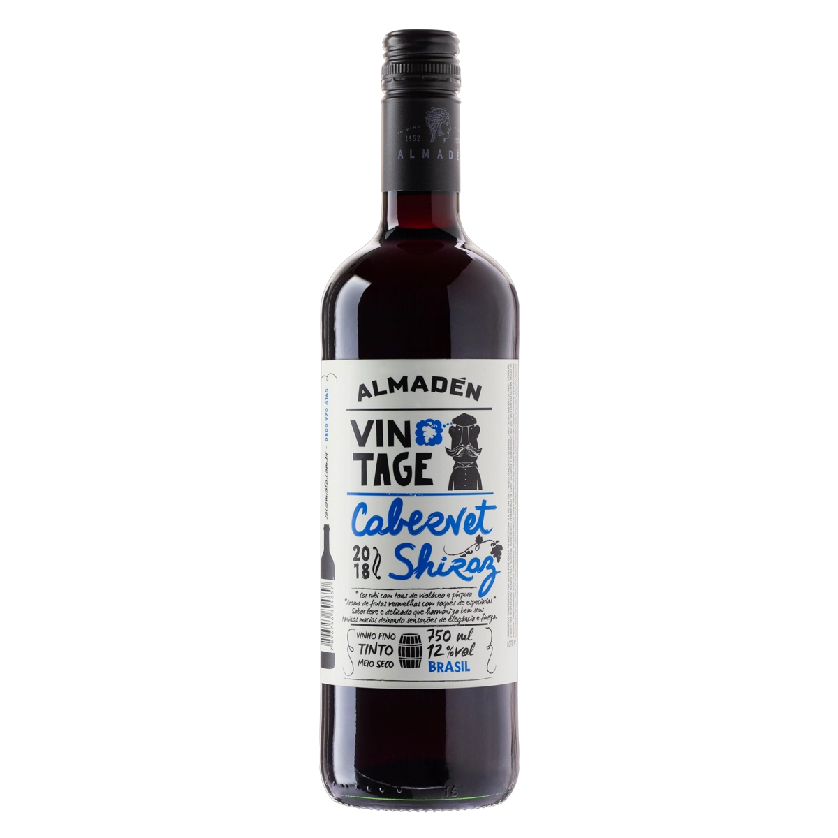Vinho Almadén Vintage Cabernet Shiraz Tinto 750ml