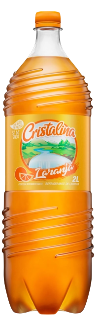 Refrig Cristalina 2000ml Laranja