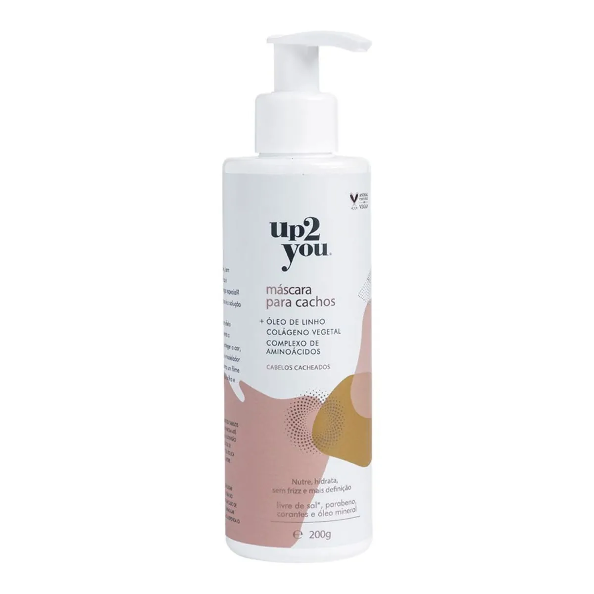 Máscara Up2you Para Cachos Frasco 200g