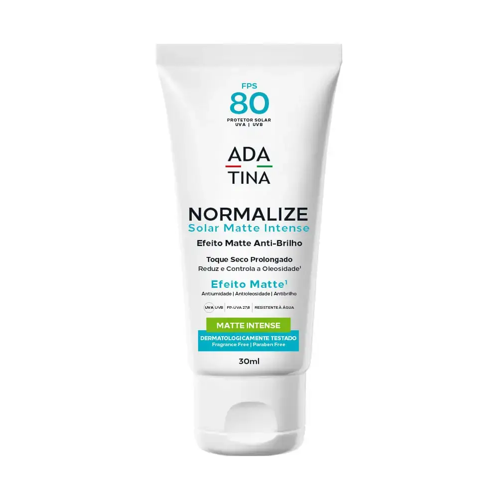 Protetor Solar Ada Tina Normalize Matte Intense FPS 80 - 30ml