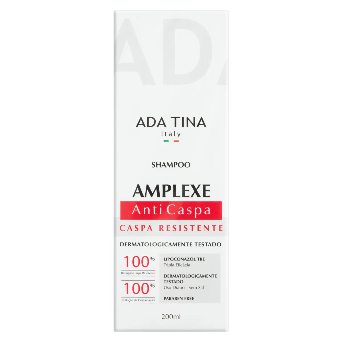 Shampoo Anticaspa Ada Tina Amplexe Caixa 200ml