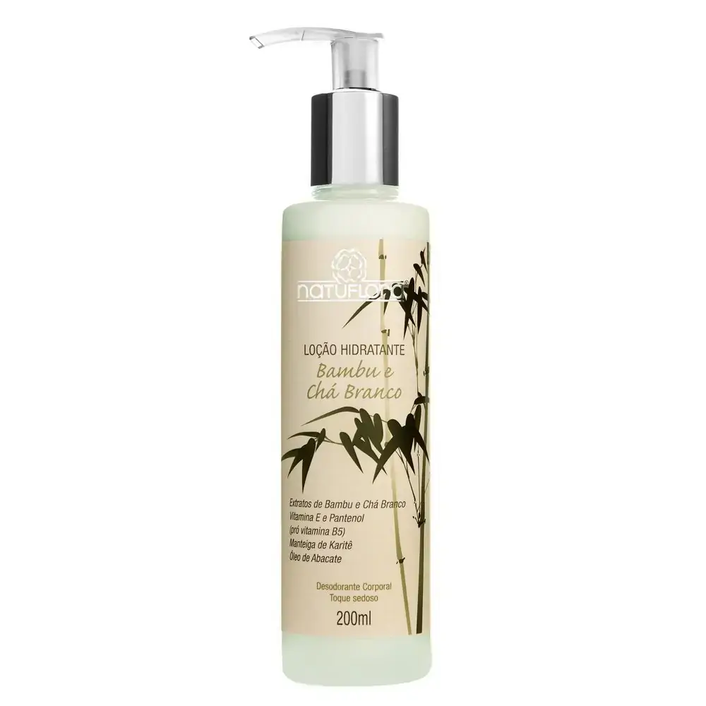 Loção Hidratante Corporal Bamboo C/chá Branco 200ml