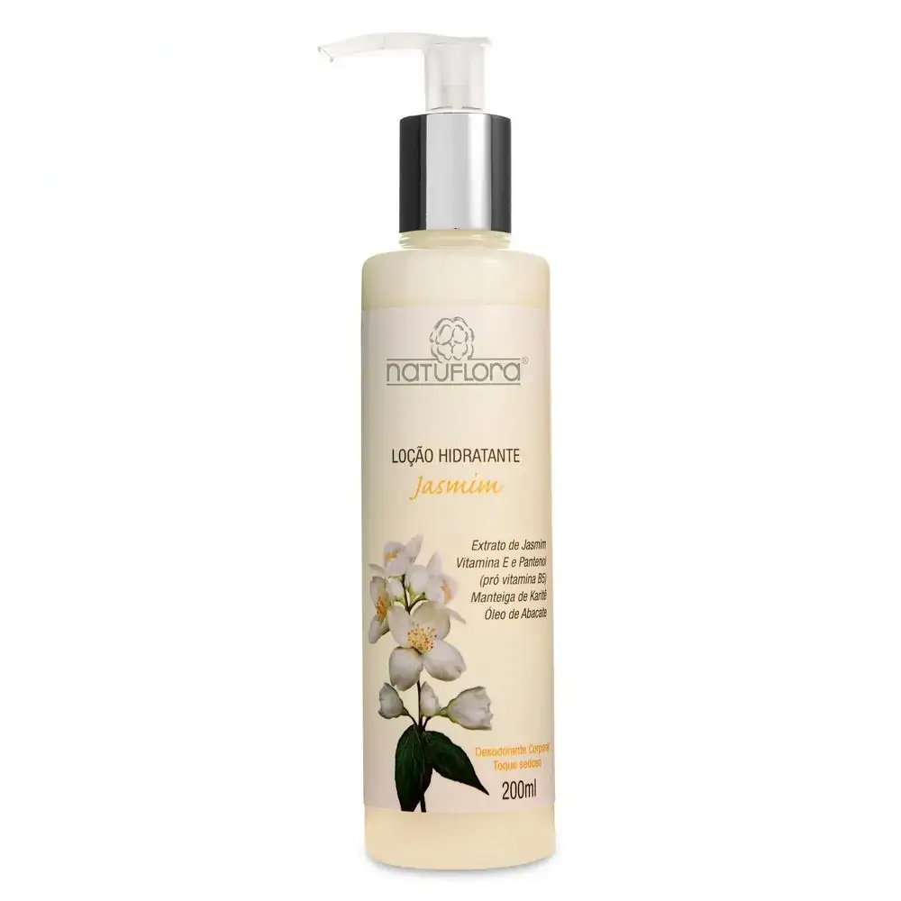 Locao Hidratante Jasmim 200ml Natuflora