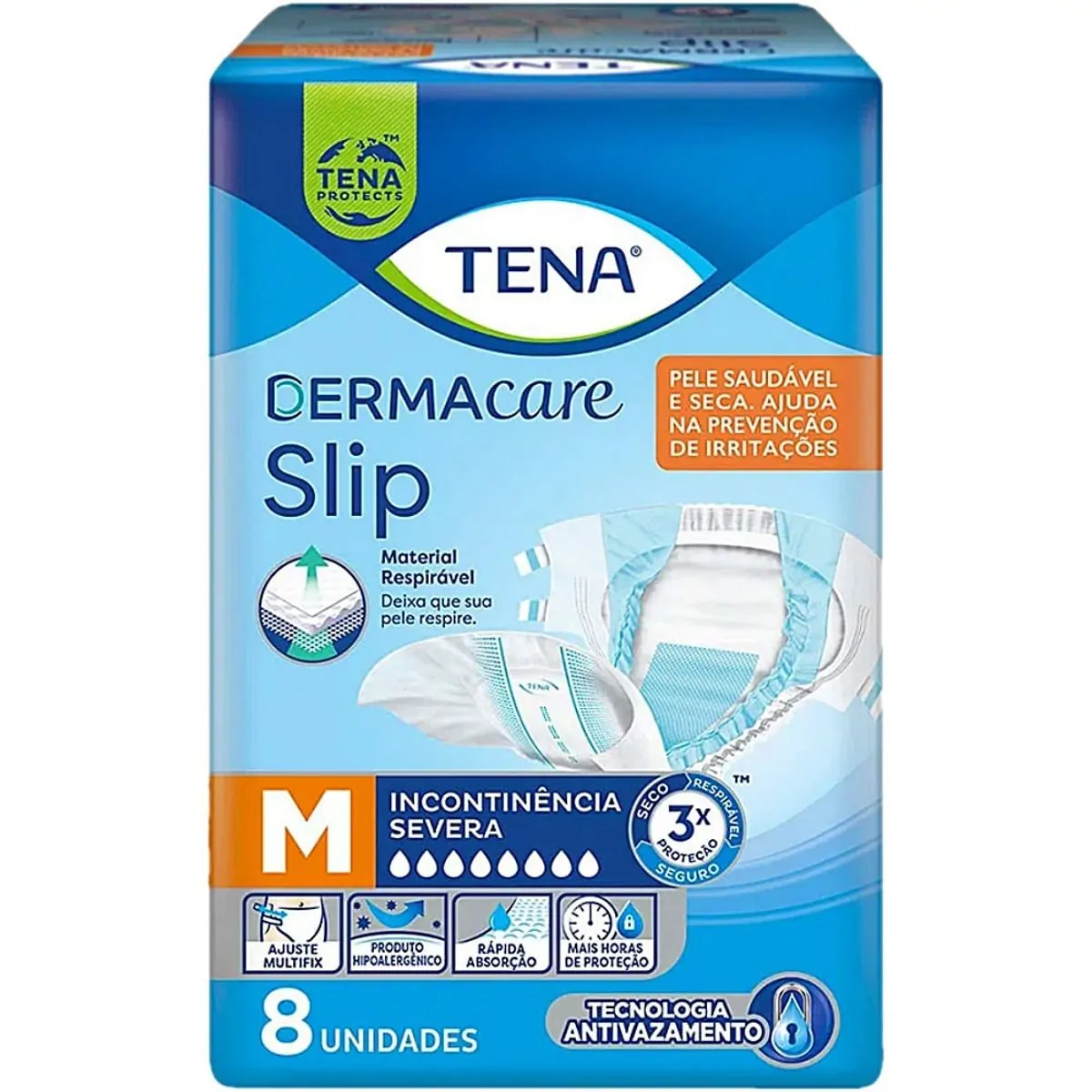 Fralda Tena Slip Dermacare M C/08 Sca