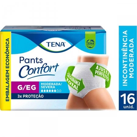 Roupa Intima Tena Pants Confort C/16 G/eg