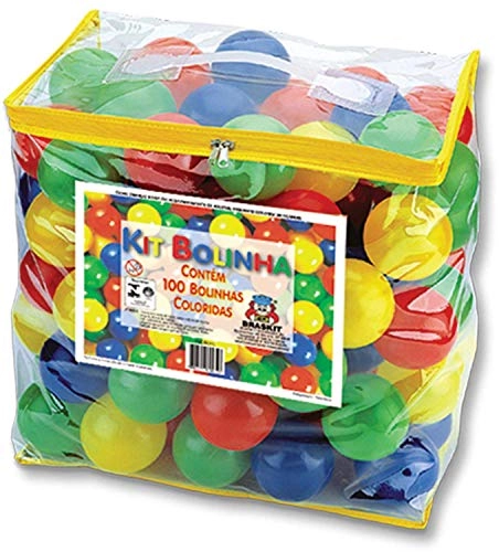 Brinquedo Braskit Kit Bolinha C/100 Un