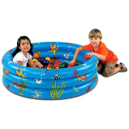 Mini Piscina de Bolinhas Inflável com 100 Bolinhas - Braskit