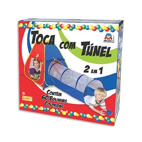 Brinquedo Braskit Toca Com Tunel Un 2 Em 1 Un