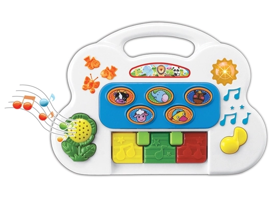 Brinquedo Braskit Bebe Musical Piano Un