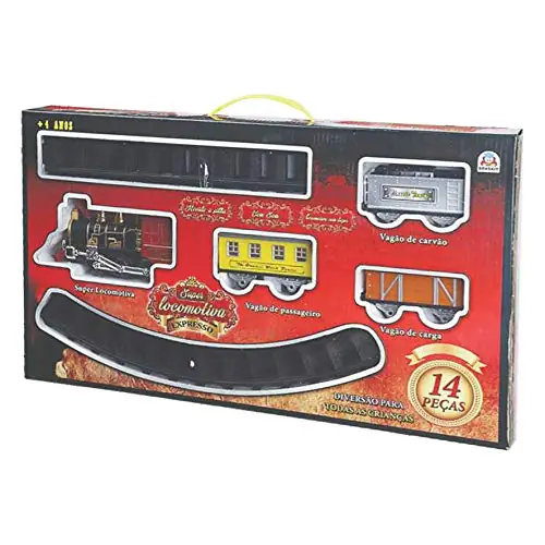 Brinquedo Braskit Super Locomotiv Un Expresso Un