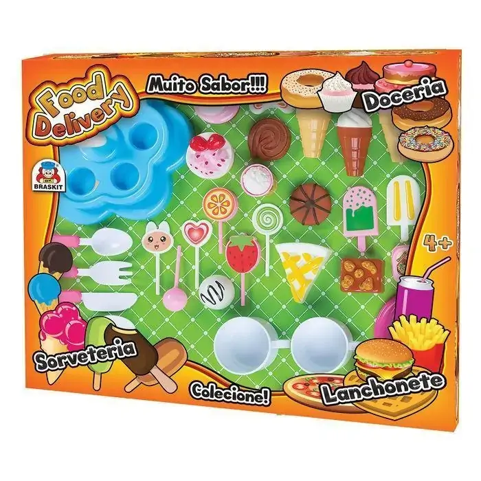 Braskit Food Delivery Sorveteria 8609 Colorido .