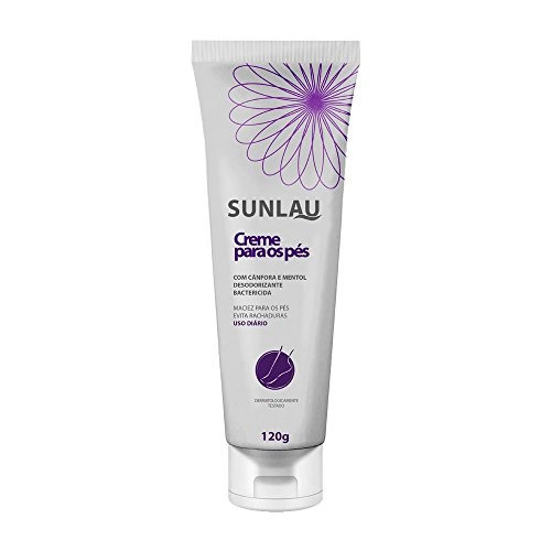 Creme Para Os Pes Sunlau 120g