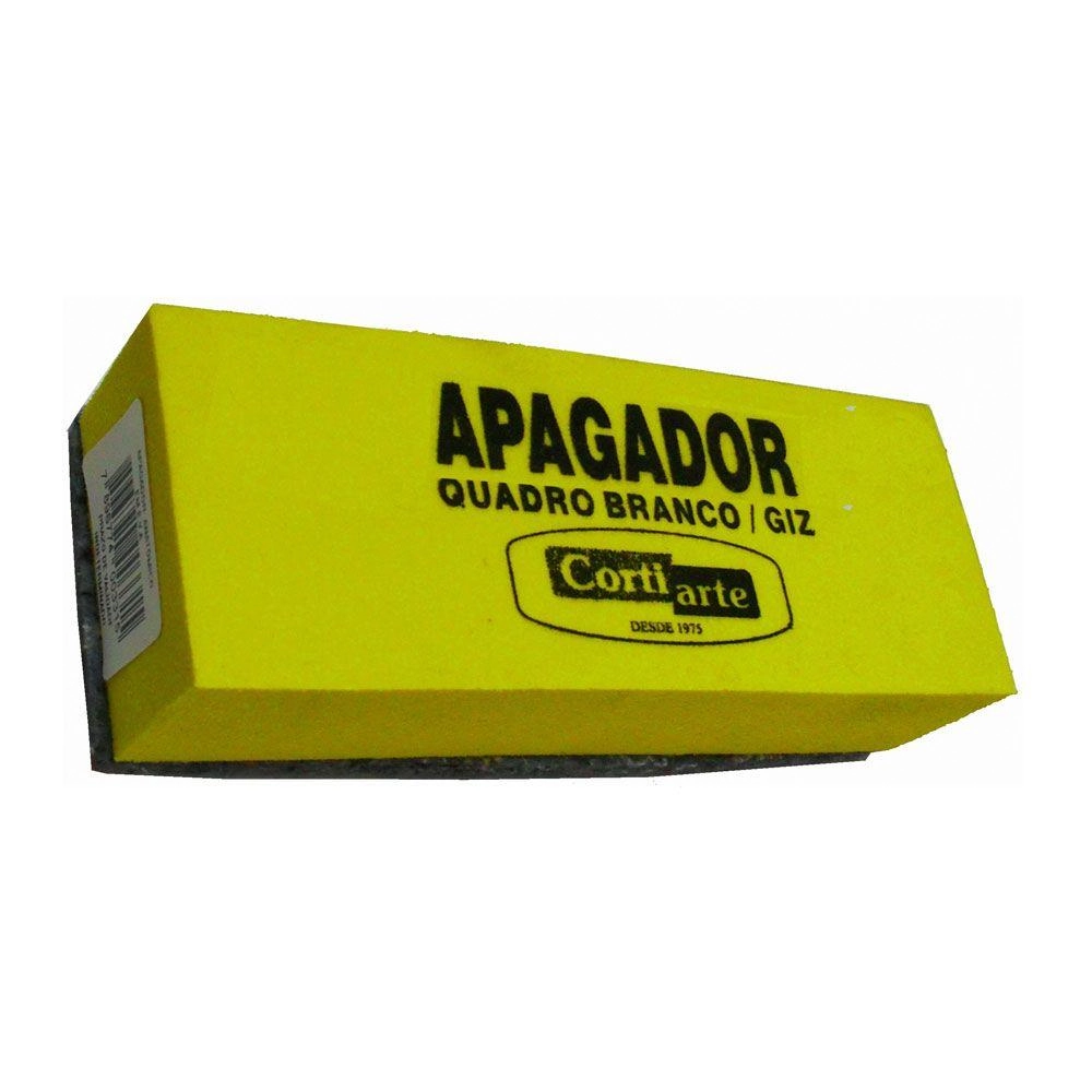 Apagador Quadro Branco Em Eva Cores Sortidas 40g Cortiarte