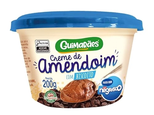 Cr.amendoim Guimaraes C/biscoito Negresco 200g