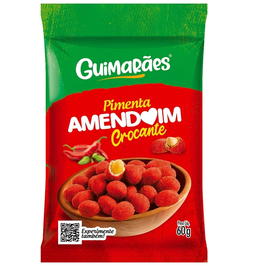 Amendoim Sabor Pimenta Guimaraes 60g