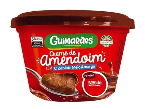 Creme Amendoim Guimaraes 200g C/choc Meio Amargo