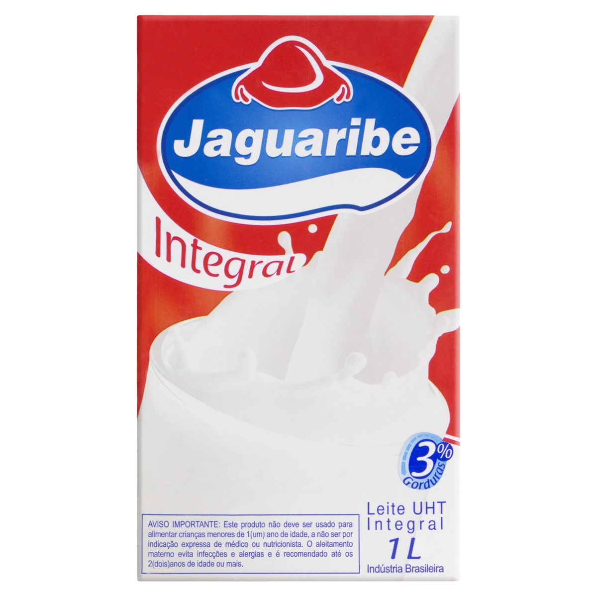 Leite Uht Integral Jaguaribe Caixa 1l