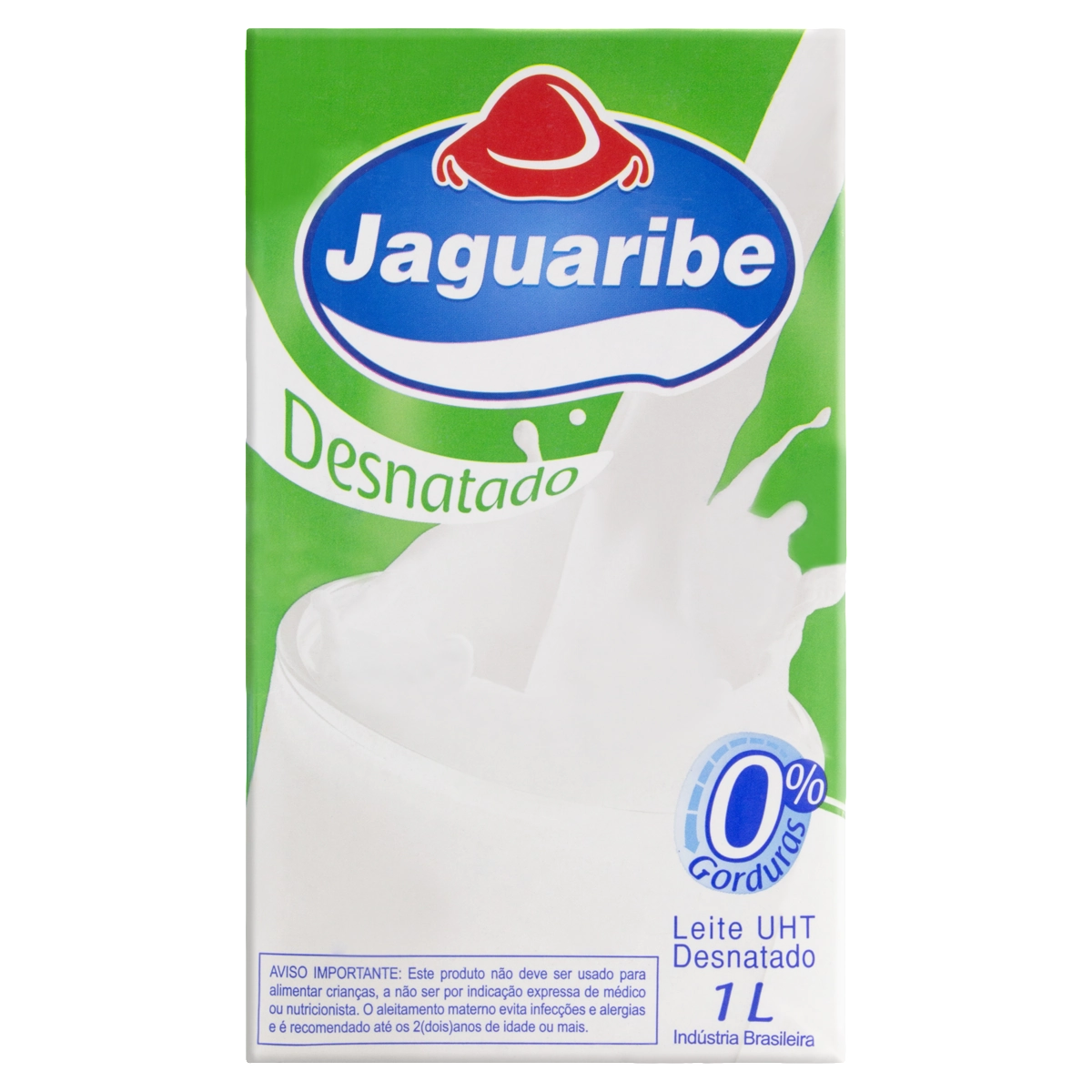 Leite Uht Desnatado Jaguaribe Caixa 1l