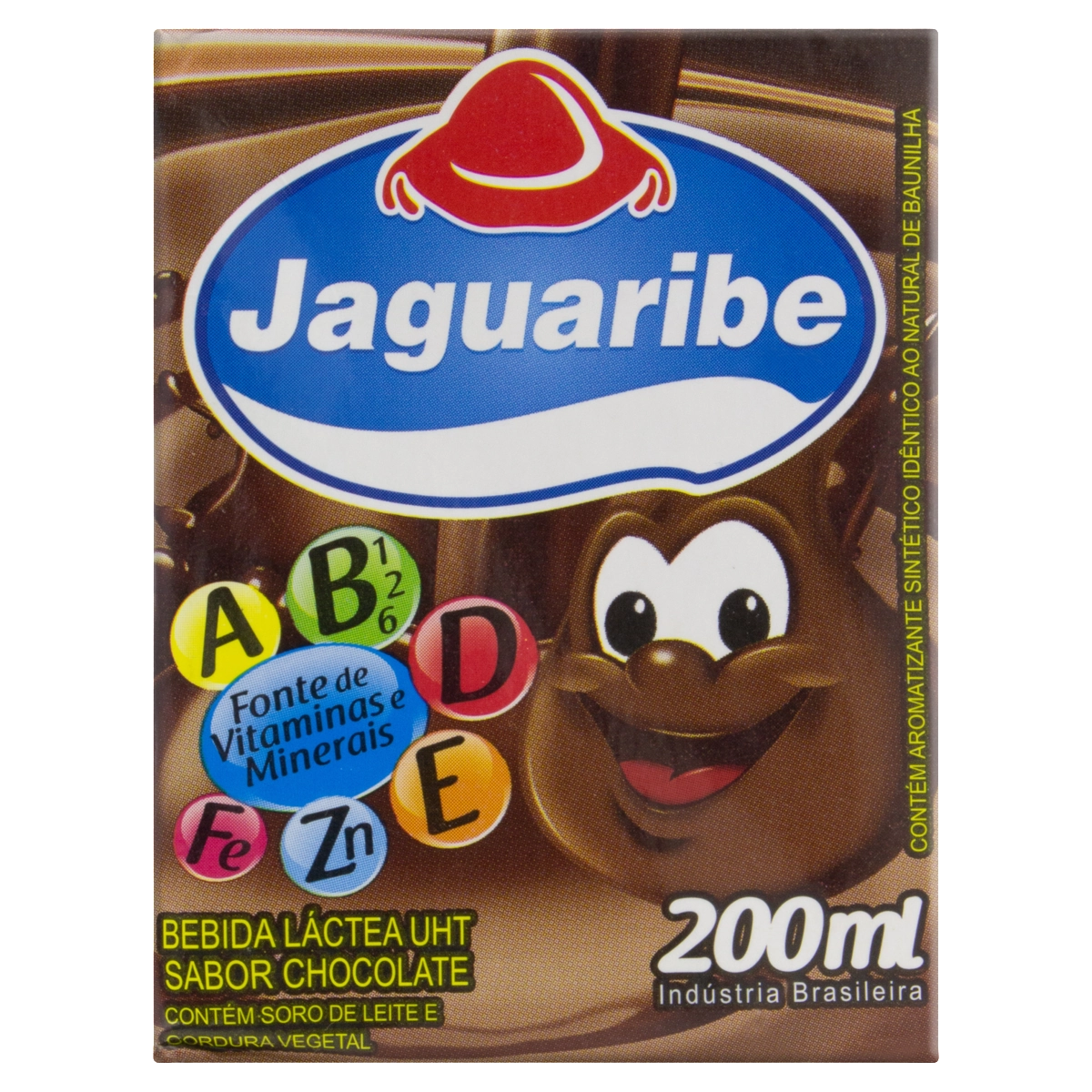 Bebida Láctea Uht Chocolate Jaguaribe Caixa 200ml