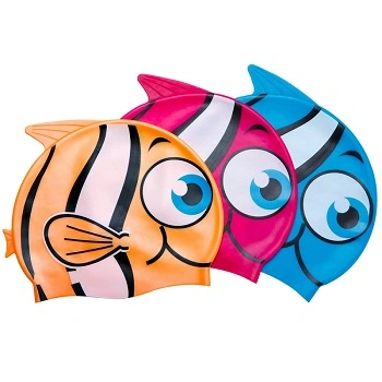 Touca De Natacao Infantil Peixinhos Bel Fix