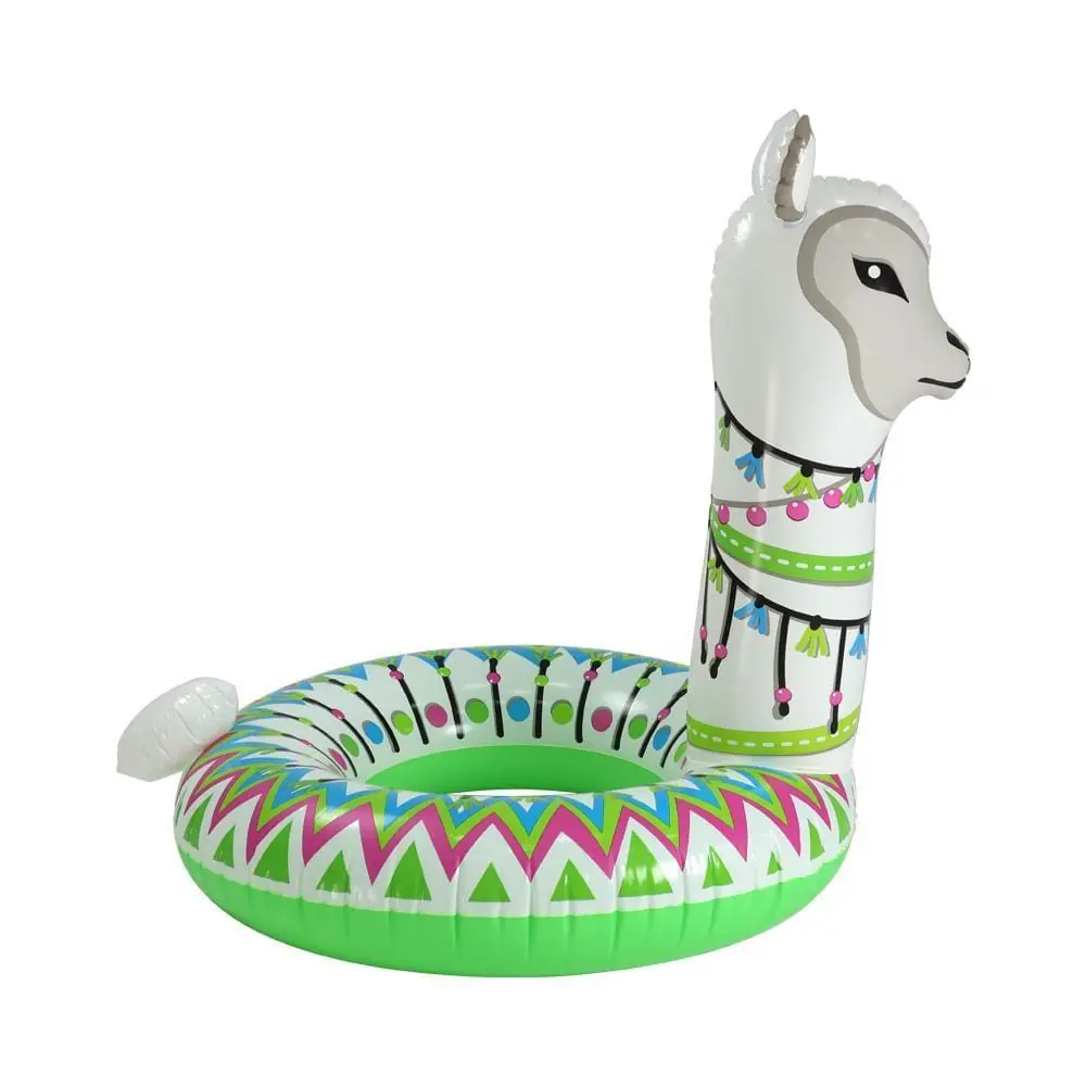 Boia Inflável Circular Alpaca Praia Piscina 104cm X 80cm Bel