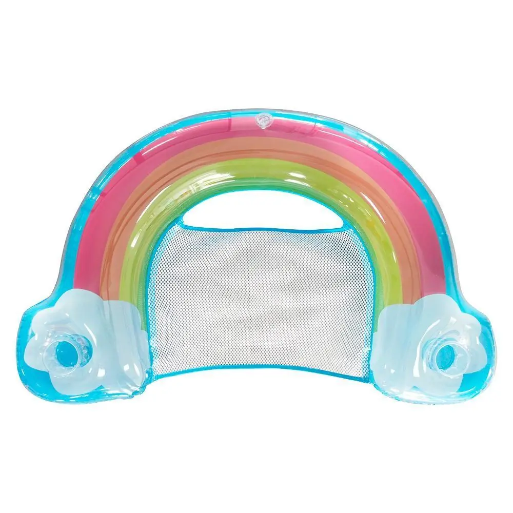 Boia Esteira Rede Flutuante Especial Arco Iris 110x65cm Bel